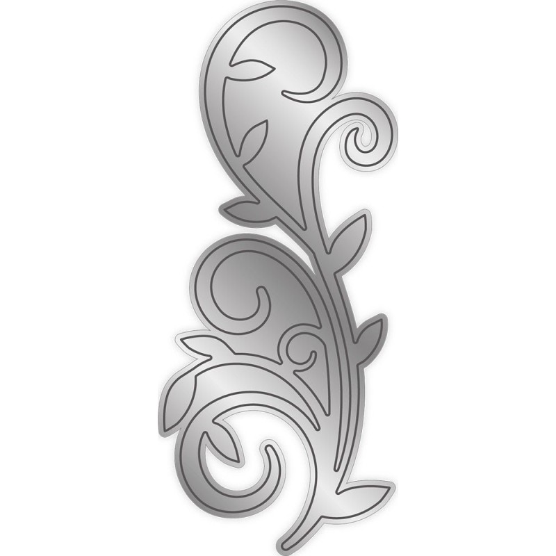 (GEMMDELEEFLO)Gemini Grande Swirls Edges Elegant Flourish Elements Dies