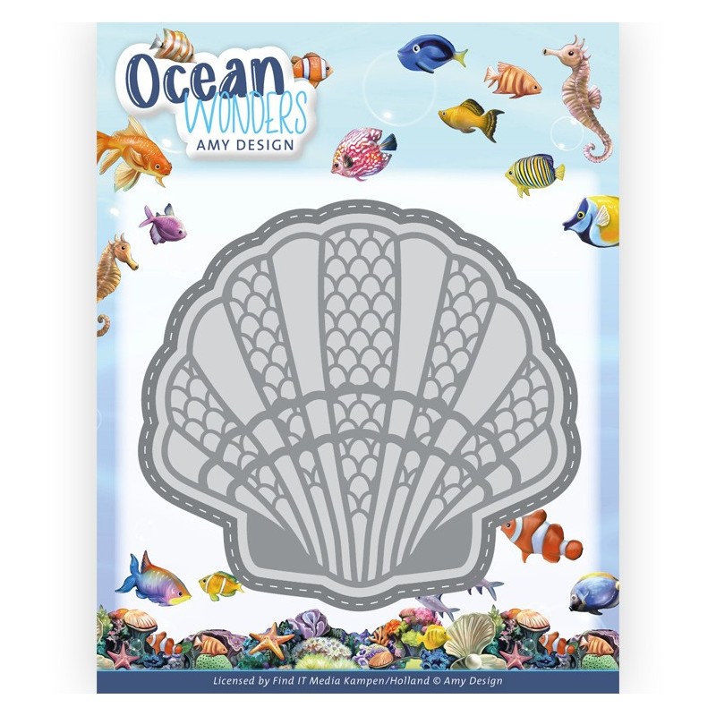 (ADD10272)Dies - Amy Design - Ocean Wonders - Shell