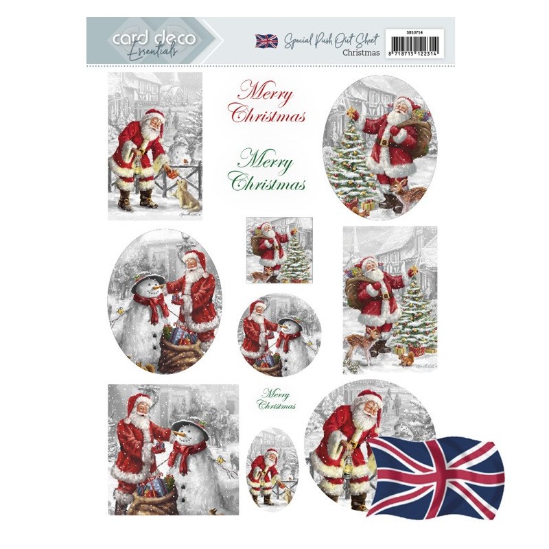 (SB10714)Push Out - Card Deco Essentials - Christmas - English