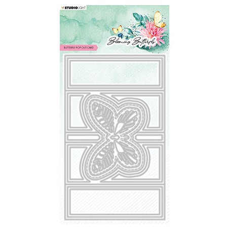 (SL-BB-CD486)Studio Light SL Cutting Die Butterfly card Blooming Butterfly nr.486