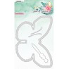 (SL-BB-CD488)Studio Light SL Cutting Die Big Butterfly card Blooming Butterfly nr.488