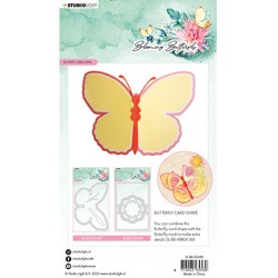 (SL-BB-CD488)Studio Light SL Cutting Die Big Butterfly card Blooming Butterfly nr.488