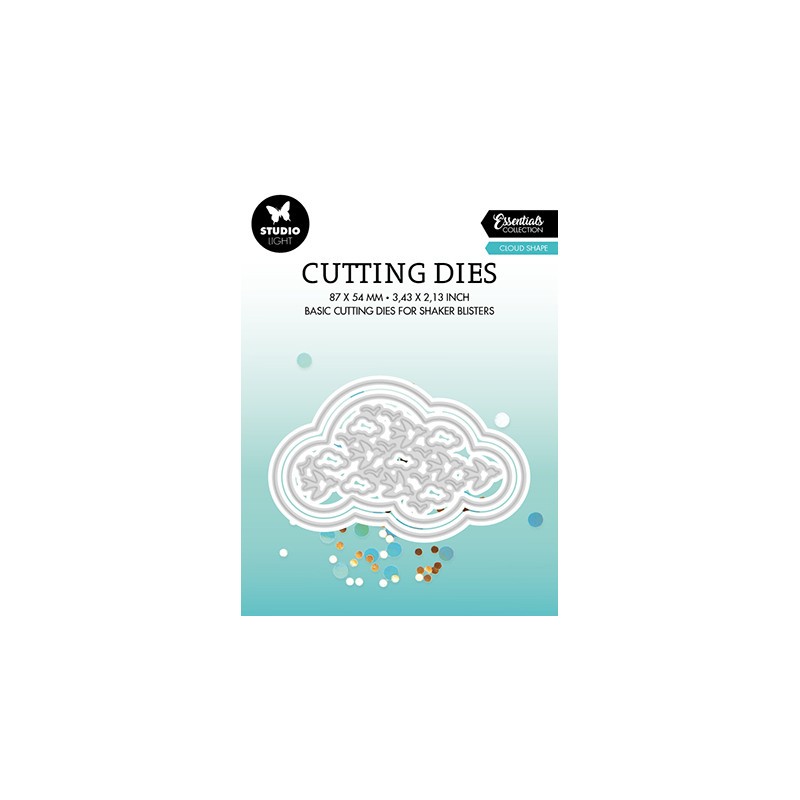 (SL-ES-CD494)Studio Light SL Cutting Die Cloud shape Essentials nr.494