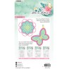 (SL-BB-CD482)Studio Light SL Cutting Die Shaker Labels Blooming Butterfly nr.482