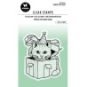 (BL-ES-STAMP408)Studio light SL Clear stamp Cat in a box Essentials nr.408