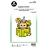 (BL-ES-STAMP408)Studio light SL Clear stamp Cat in a box Essentials nr.408