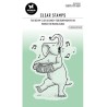 (BL-ES-STAMP409)Studio light SL Clear stamp Singing Elephant Essentials nr.409