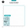 (BL-ES-STAMP409)Studio light SL Clear stamp Singing Elephant Essentials nr.409