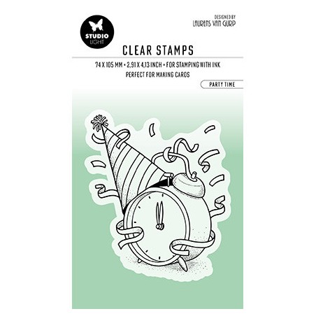 (BL-ES-STAMP411)Studio light SL Clear stamp Party Time Essentials nr.411