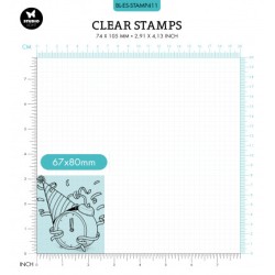 (BL-ES-STAMP411)Studio light SL Clear stamp Party Time Essentials nr.411