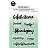 (BL-ES-STAMP413)Studio light SL Clear stamp Gefeliciflapstaart Essentials nr.413