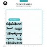 (BL-ES-STAMP413)Studio light SL Clear stamp Gefeliciflapstaart Essentials nr.413