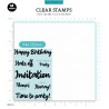 (BL-ES-STAMP414)Studio light SL Clear stamp Hooray! Essentials nr.414