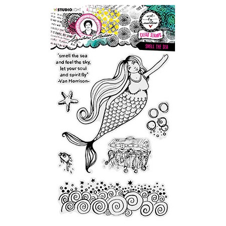 (ABM-SI-STAMP403)Studio light clear stamp Smell the sea Signature Collection nr.403