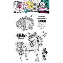 (ABM-SI-STAMP404)Studio light clear stamp Unicorn dream Signature Collection nr.404