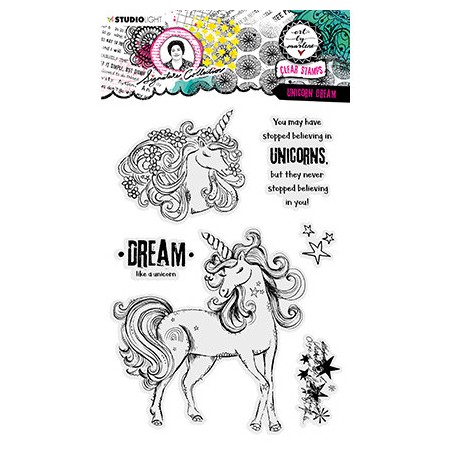 (ABM-SI-STAMP404)Studio light clear stamp Unicorn dream Signature Collection nr.404