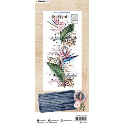 (JMA-FOF-STAMP420)Studio Light SL Clear Stamp Script Strelitzia Feelings of Freedom nr.420