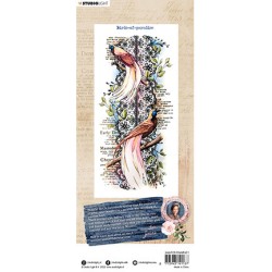 (JMA-FOF-STAMP421)Studio Light SL Clear Stamp Birds-of-paradise Feelings of Freedom nr.421