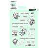 (CCL-FR-STAMP434)Studio light Clear stamp Bee happy Friendz nr.434