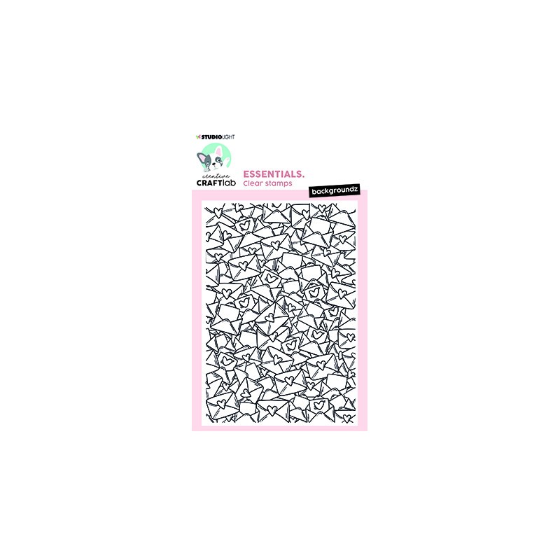 (CCL-ES-STAMP435)Studio light Clear stamp Backgroundz Essentials nr.435