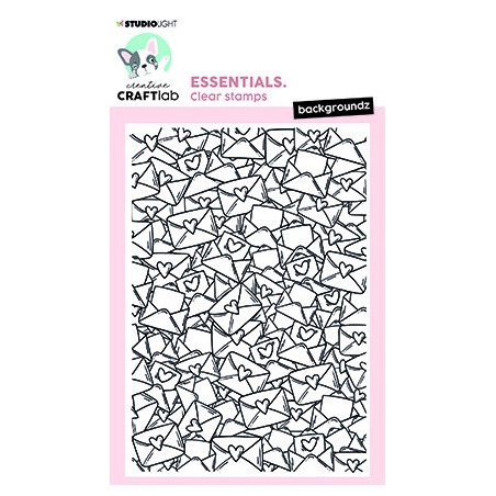 (CCL-ES-STAMP435)Studio light Clear stamp Backgroundz Essentials nr.435