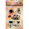 (SL-SK-STAMP439)Studio light Clear stamp Sunflower Silhouette Sunflower Kisses nr.439