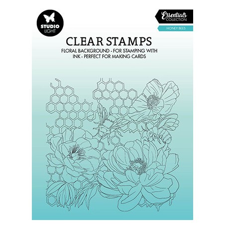 (SL-ES-STAMP425)Studio light SL Clear stamp Honey bees Essentials nr.425