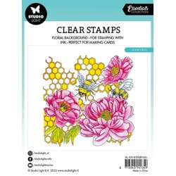 (SL-ES-STAMP425)Studio light SL Clear stamp Honey bees Essentials nr.425