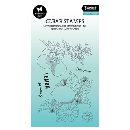 (SL-ES-STAMP427)Studio light SL Clear stamp Lemon squeezy Essentials nr.427