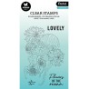 (SL-ES-STAMP429)Studio light SL Clear stamp Flower squid Essentials nr.429