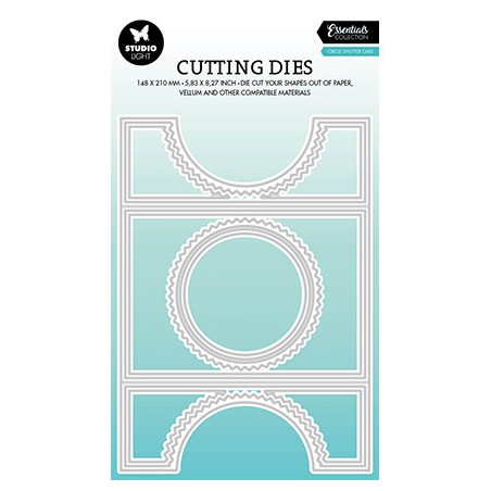 (SL-ES-CD517)Studio Light SL Cutting Die Circle shutter card Essentials nr.517