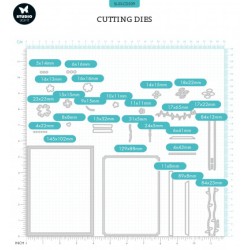 (SL-SS-CD509)Studio Light SL Cutting Die Flowery swing Sweet Stories nr.509