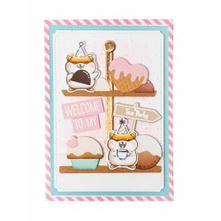 (SL-SS-CD510)Studio Light SL Cutting Die Cupcake Sweet Stories nr.510