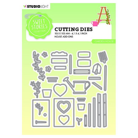 (SL-SS-CD513)Studio Light SL Cutting Die Essentials Garden house add-ons Sweet Stories nr.513