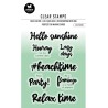 (BL-ES-STAMP462)Studio light BL Clear stamp Lazy days By Laurens nr.462