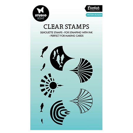 (SL-ES-STAMP430)Studio light SL Clear stamp Pattern builder Essentials nr.430