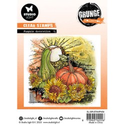 (SL-GR-STAMP454)Studio Light SL Clear Stamp Pumpkins Grunge collection nr.454