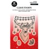 (BL-ES-STAMP487)Studio light BL Clear stamp Christmas deer By Laurens nr.487