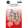 (BL-ES-STAMP489)Studio light BL Clear stamp Snowman By Laurens nr.489