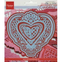 (LR0299)Creatables stencil Anja's filigraan heart