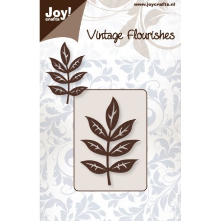 (6003/0038)Pochoir Vintage Flourishes feuille