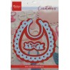 (LR0306)Creatables stencil bib