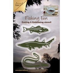 (6002/0334)Cutting & Embossing stencil - fish