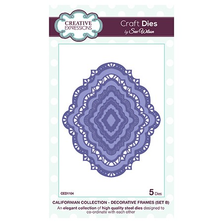 (CED1104)Craft Dies - Decorative Frames (Set B)