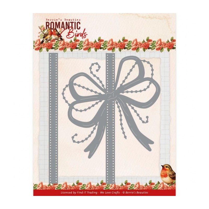 (BBD10012)Dies - Berries Beauties - Romantic Birds - Romantic Bow