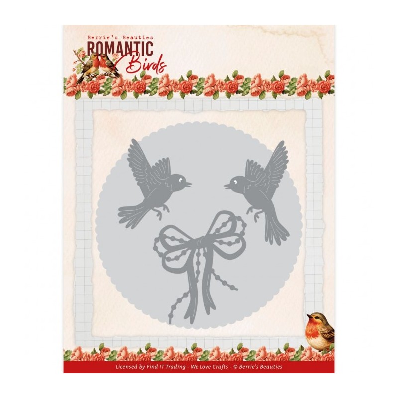 (BBD10013)Dies - Berries Beauties - Romantic Birds - Romantic Birds