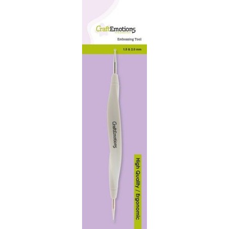 ( 860508/2102)CraftEmotions Ergonomic Embossing Tool 1.5 & 2.0mm