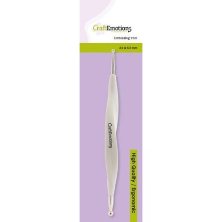 ( 860508/2103)CraftEmotions Ergonomic Embossing Tool 3.0 & 5.0mm