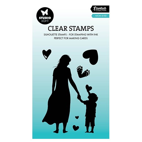 (SL-ES-STAMP662)Studio light SL Clear stamp Mom & Kid Essentials nr.662