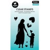 (SL-ES-STAMP662)Studio light SL Clear stamp Mom & Kid Essentials nr.662